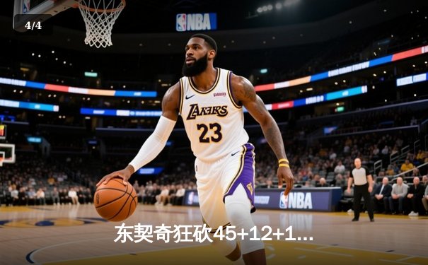 东契奇狂砍45+12+15，独行侠加时逆转湖人，JRSNBA无插件直播见证史诗对决 - 4